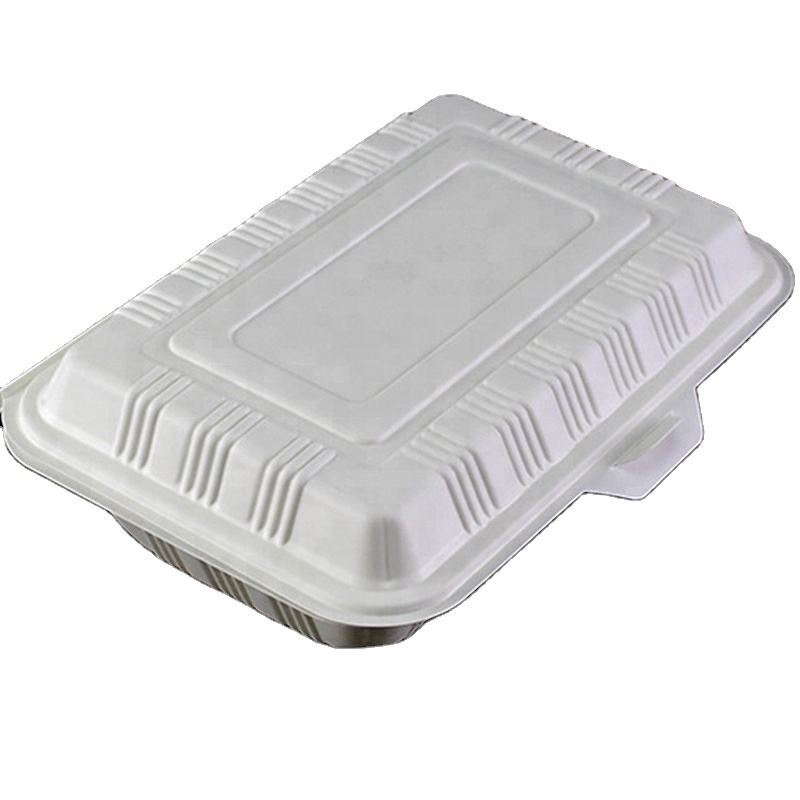 Contenitore di imballaggio alimentare biodegradabile in plastica usa e getta all\'ingrosso.