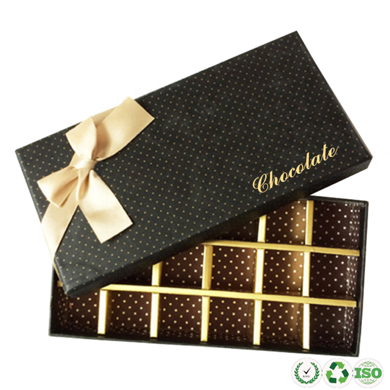 Confezionamento da regalo per caramelle di caramelle al cioccolato personalizzato